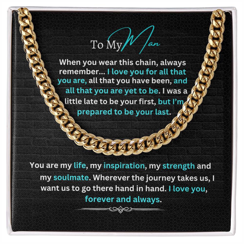 To My Man | Cuban  Link Chain