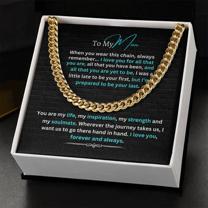 To My Man | Cuban  Link Chain