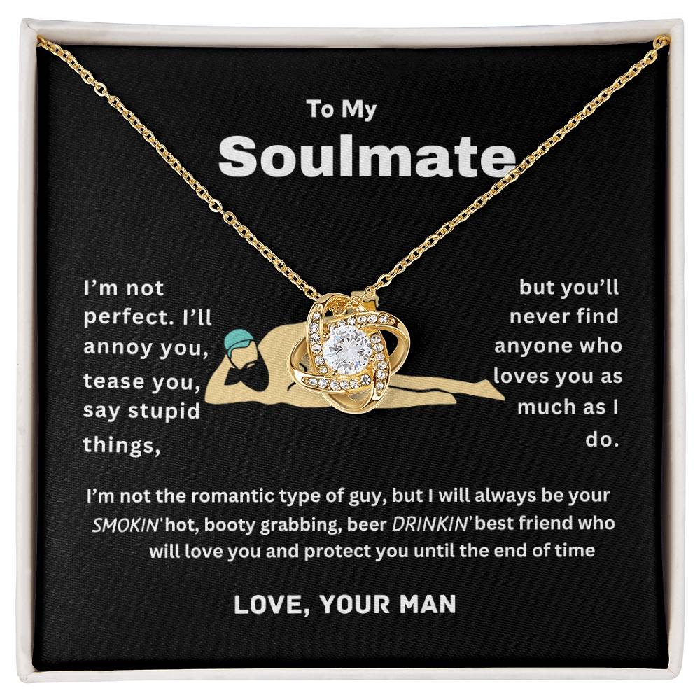 Dad bod soulmate | Love knot necklace