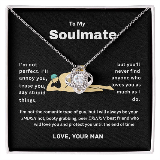 Dad bod soulmate | Love knot necklace