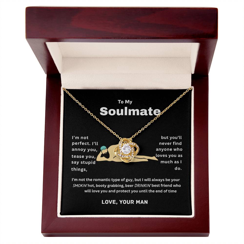 Dad bod soulmate | Love knot necklace