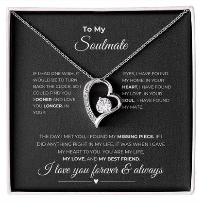 To my soulmate | Forever Love Necklace