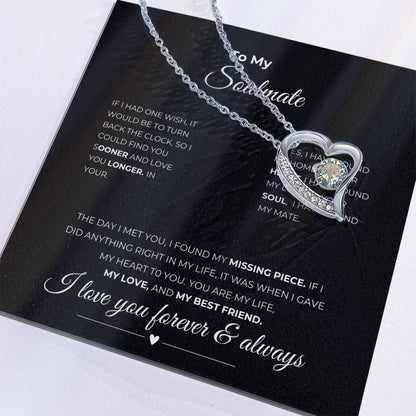 To my soulmate | Forever Love Necklace