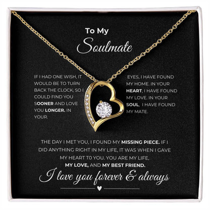 To my soulmate | Forever Love Necklace