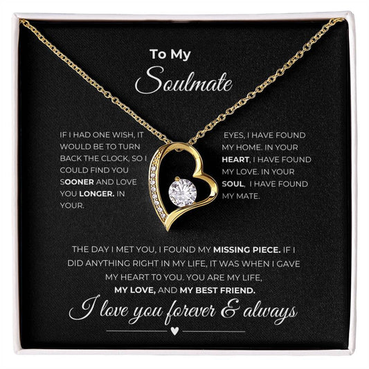 To my soulmate | Forever Love Necklace