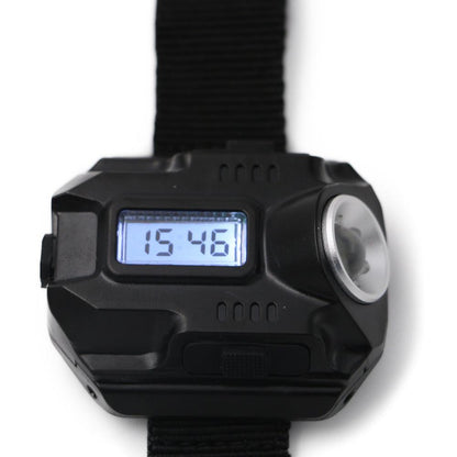 RECHARGEABLE FLASHLIGHT TACTICAL WATCH