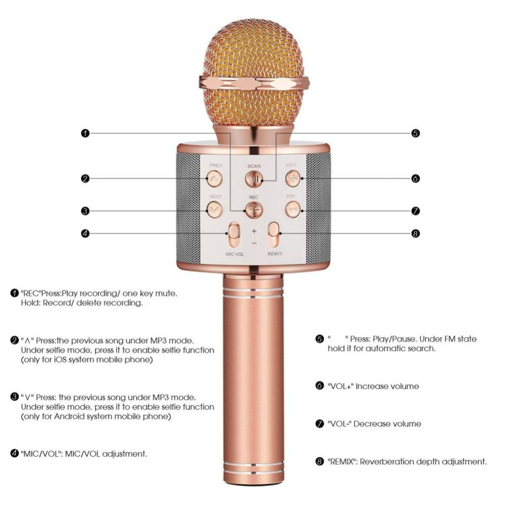 Magic Bluetooth Karaoke Microphone